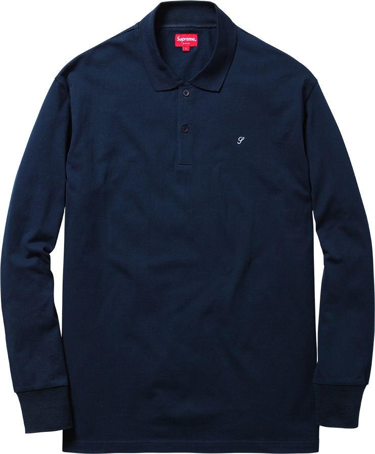 Solid L/S Polo view 2